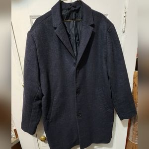 Old Navy 3XL Top Coat Blue Harringbonre